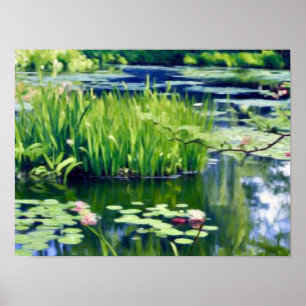 Affiche Claude Monet Étang de Nymphéas Giverny
