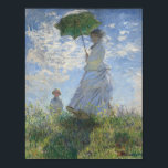 Affiche Claude Monet - Femme avec parasol<br><div class="desc">Claude Monet était un artiste impressionniste,  ses oeuvres inspirent encore aujourd'hui les gens. Décorez votre maison ou votre bureau avec cette belle oeuvre d'art ! :)</div>