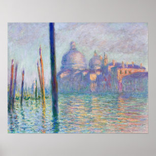 Affiche Claude Monet - Grand Canal, Venise