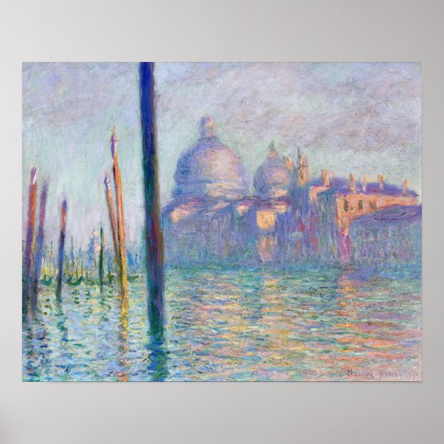Affiche Claude Monet - Grand Canal, Venise (Devant)