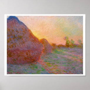 Affiche Claude Monet Haystack