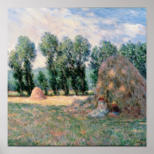 Affiche Claude Monet - Haystacks (Devant)