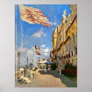 Affiche Claude Monet - Hôtel des Roches Noires, Trouville
