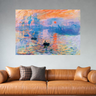 Affiche Claude Monet Impression, Soleil levant (1872) Affi