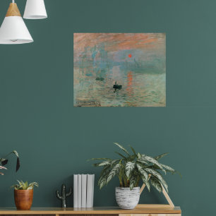 Affiche Claude Monet - Impressionnisme, Lever de soleil,