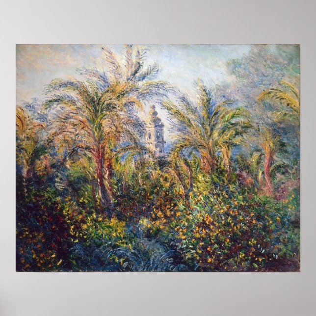 Affiche Claude Monet | Jardin à Bordighera (Devant)