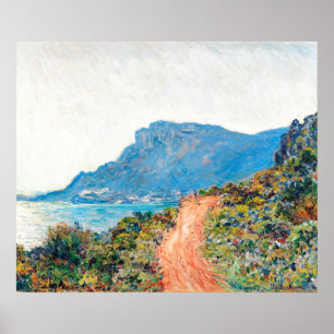 Affiche Claude Monet La Corniche près de Monaco