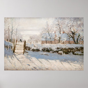 Affiche Claude Monet - La Pie