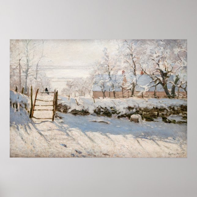 Affiche Claude Monet - La Pie (Devant)