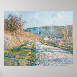 Affiche Claude Monet - La route de Vétheuil