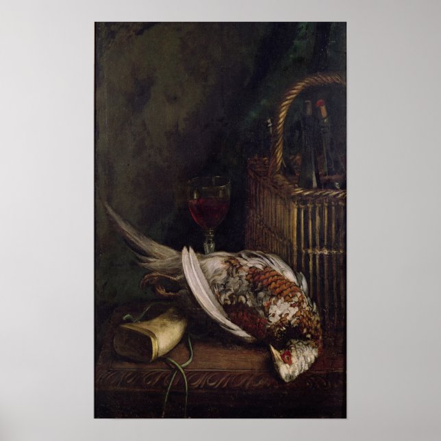 Affiche Claude Monet | La vie morte avec un faisan, c.1861 (Devant)