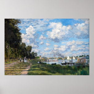 Affiche Claude Monet - Le bassin d'Argenteuil
