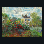 Affiche Claude Monet - Le Jardin de l'Artiste à Argenteuil<br><div class="desc">Le Jardin de l'Artiste à Argenteuil / Un Coin du Jardin avec Dahlias - Claude Monet,  Huile sur Toile,  1873</div>