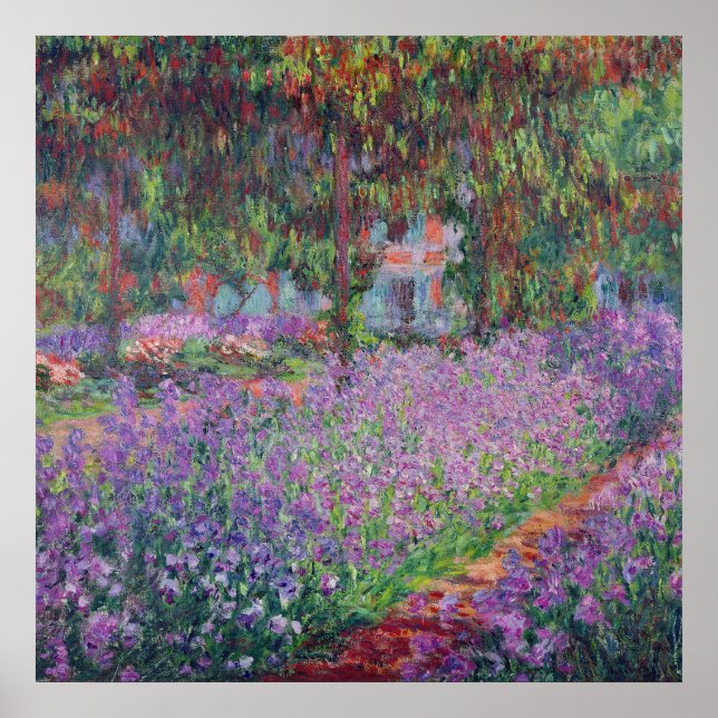 Affiche Claude Monet | Le jardin de l'artiste à Giverny (Devant)
