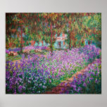 Affiche Claude Monet - Le jardin de l'artiste à Giverny<br><div class="desc">Jardin de l'artiste à Giverny / Le Jardin de l'artiste a Giverny - Claude Monet,  1900</div>