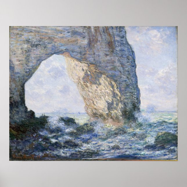 Affiche Claude Monet | Le Manneporte Etretat (Devant)