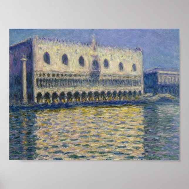 Affiche Claude Monet - Le Palais des Doges (Devant)