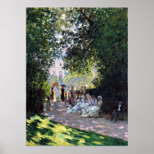 Affiche Claude Monet Le Parc Monceau