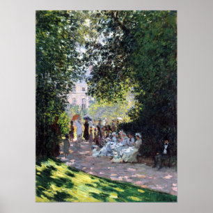 Affiche Claude Monet Le Parc Monceau