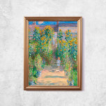 Affiche Claude Monet Les Artistes Jardin Les Tournesols Vi<br><div class="desc">Poster de Claude Monet,  Jardin de l'artiste à Vétheuil,  1880-1881. Vieux tableau célèbre avec un petit garçon et des tournesols. Licence CCO,  domaine public. Cadre non inclus.</div>