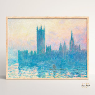 Affiche Claude Monet Les Chambres du Parlement, L'Art du c
