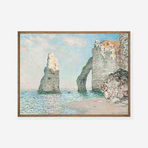 Affiche Claude Monet Les falaises à Étretat Peinture Art