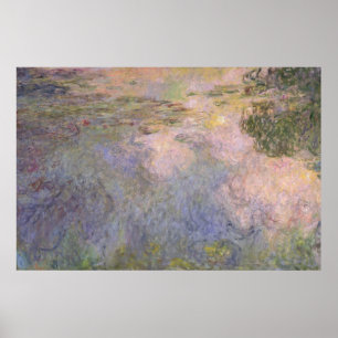 Affiche Claude Monet   L'Étang À Eau