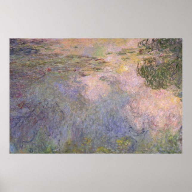 Affiche Claude Monet | L'Étang À Eau (Devant)