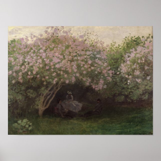 Affiche Claude Monet | Lilacs, Gris Météo, 1872 (Devant)