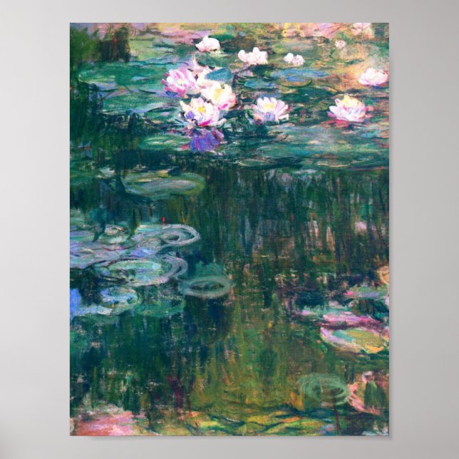 Affiche Claude Monet - Lys à eau, 1914 (Devant)