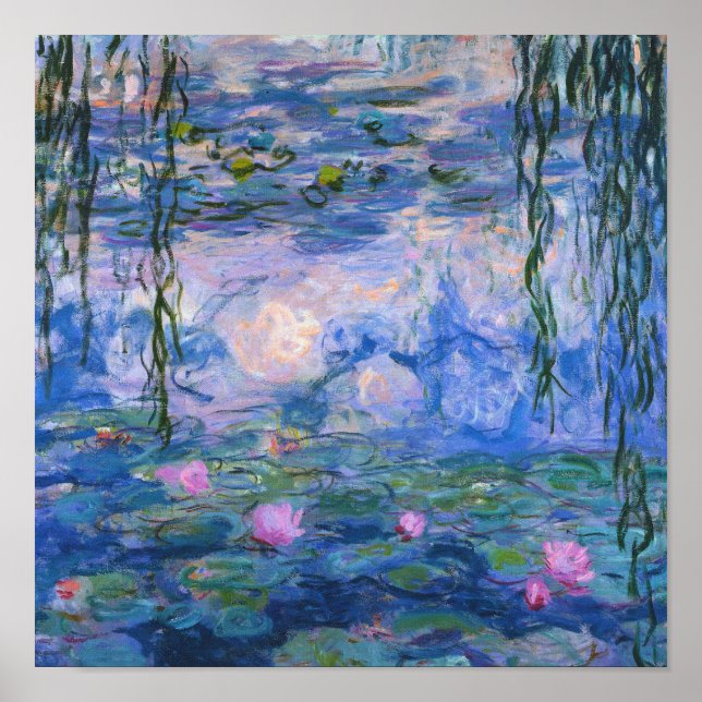 Affiche Claude Monet - Lys à eau, 1916 (Devant)