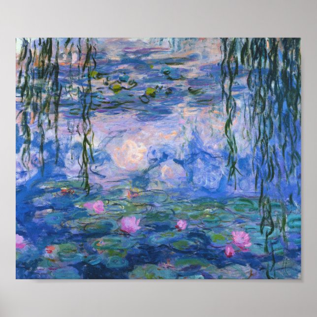 Affiche Claude Monet - Lys à eau, 1916 (Devant)