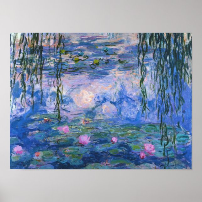 Affiche Claude Monet - Lys à eau, 1916 (Devant)