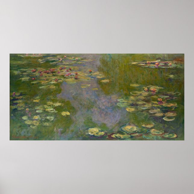 Affiche Claude Monet | Lys à eau, 1919 (Devant)
