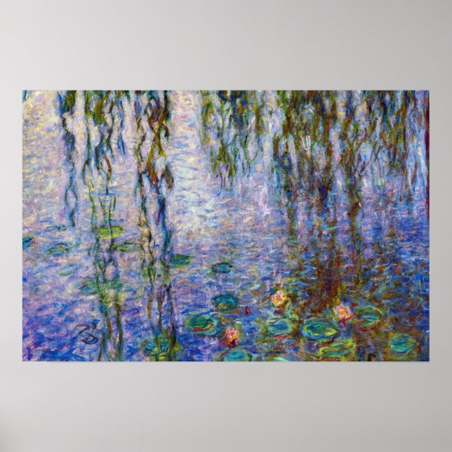 Affiche Claude Monet - Lys d'eau (Devant)