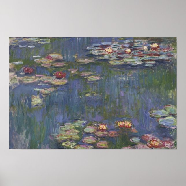 Affiche Claude Monet - Lys d'eau (Devant)