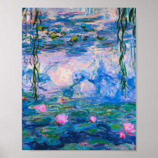 Affiche Claude Monet - Lys d'eau 1919