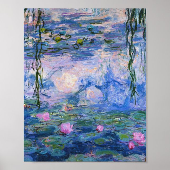 Affiche Claude Monet - Lys d'eau 1919 (Devant)