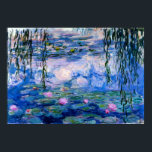 Affiche Claude Monet - Lys d'Eau Bleue<br><div class="desc">Date : 1916 | Blue Water Lilies (Nymphéas) par Claude Monet.</div>