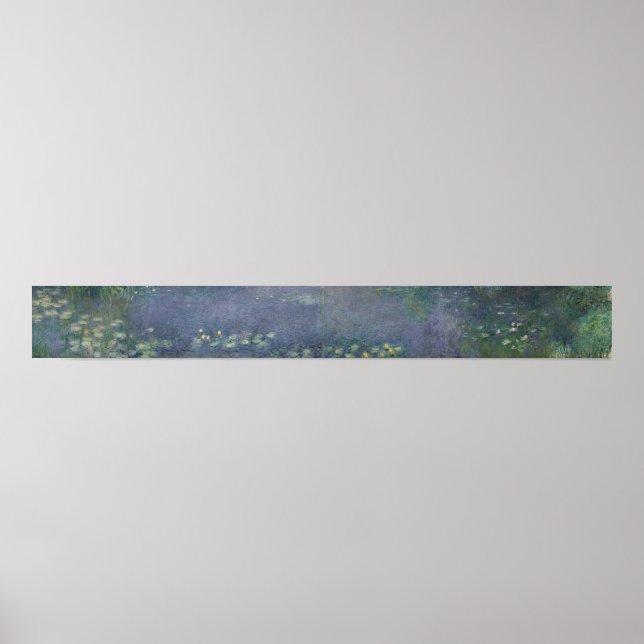 Affiche Claude Monet | Nénuphar : Matin, 1914-18 (Devant)