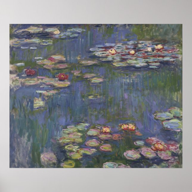 Affiche Claude Monet Nymphéas (Devant)