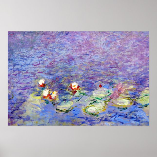 Affiche Claude Monet - Nymphéas (Devant)