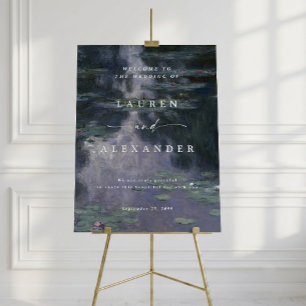 Affiche Claude Monet Nymphéas Beaux-Arts Mariage Accueil