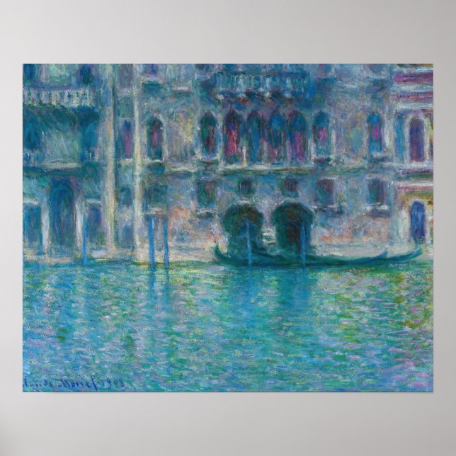 Affiche Claude Monet - Palazzo da Mula (Devant)