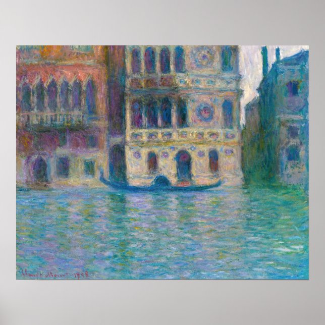Affiche Claude Monet - Palazzo Dario (Devant)