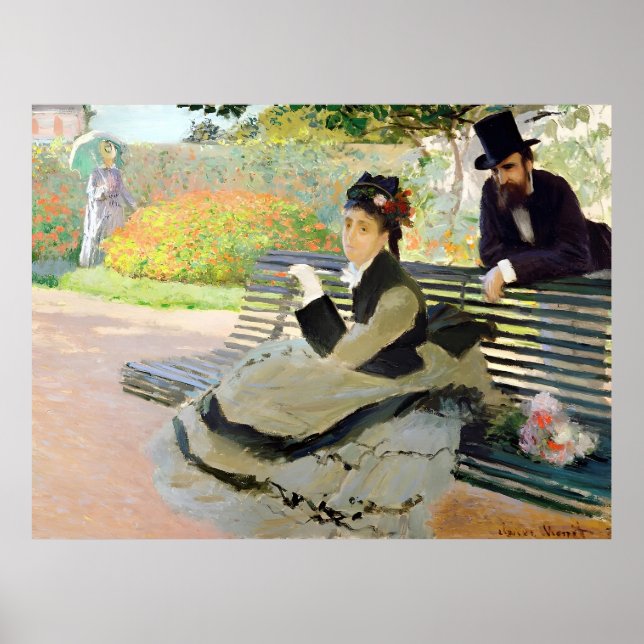 Affiche Claude Monet peinture (Devant)
