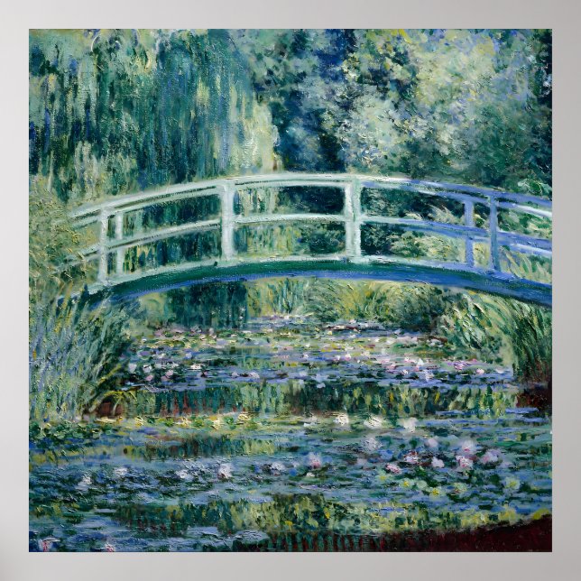 Affiche Claude Monet peinture (Devant)