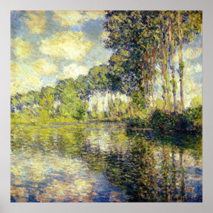 Affiche Claude Monet - peupliers sur l'Epte