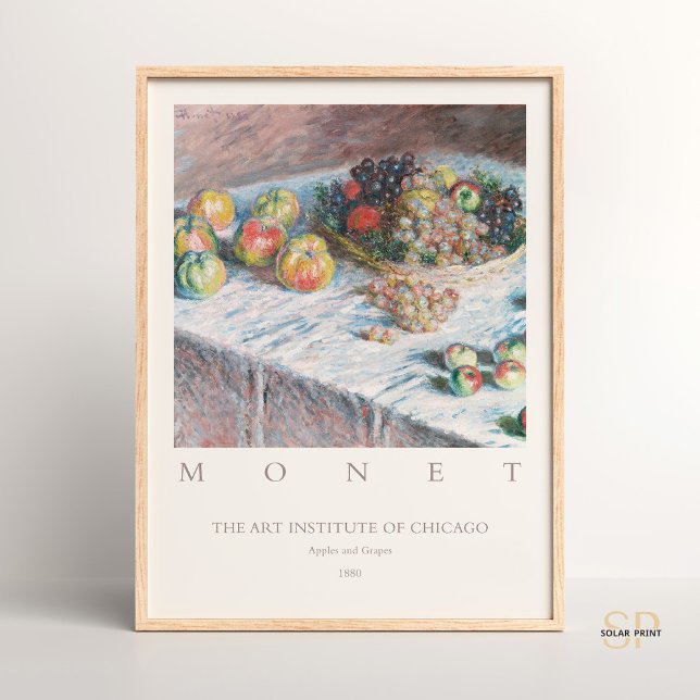 Affiche Claude Monet Pommes et raisins Imprimer (Créateur téléchargé)