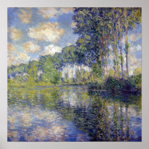 Affiche Claude Monet Poplars sur l'épte